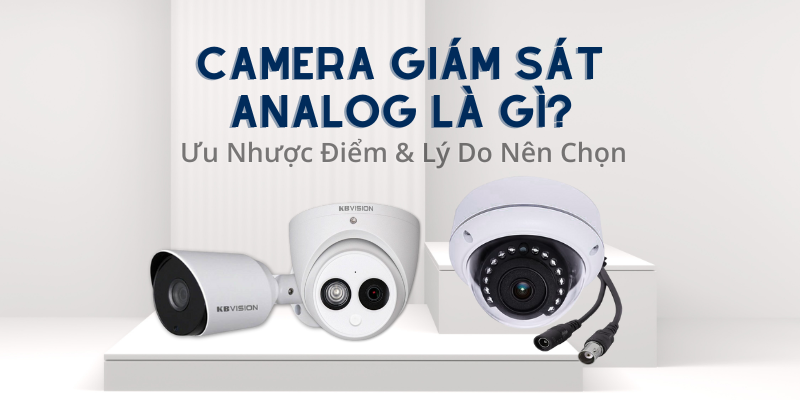 Camera Giám Sát Analog Là Gì? Ưu Nhược Điểm & Lý Do Nên Chọn