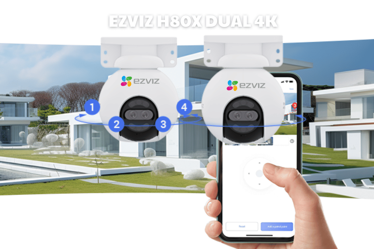 Camera Wifi 10MP EZVIZ H80X 2 ống kính Dual 4K(8MP+2MP)-2