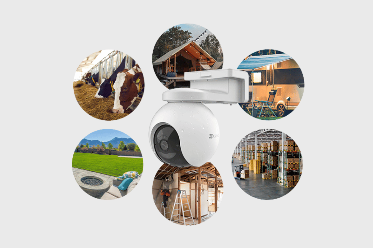 Camera chuẩn 4G có sẵn PIN và SOLAR EZVIZ EB8-4G-2K - Ngoài Trời-2