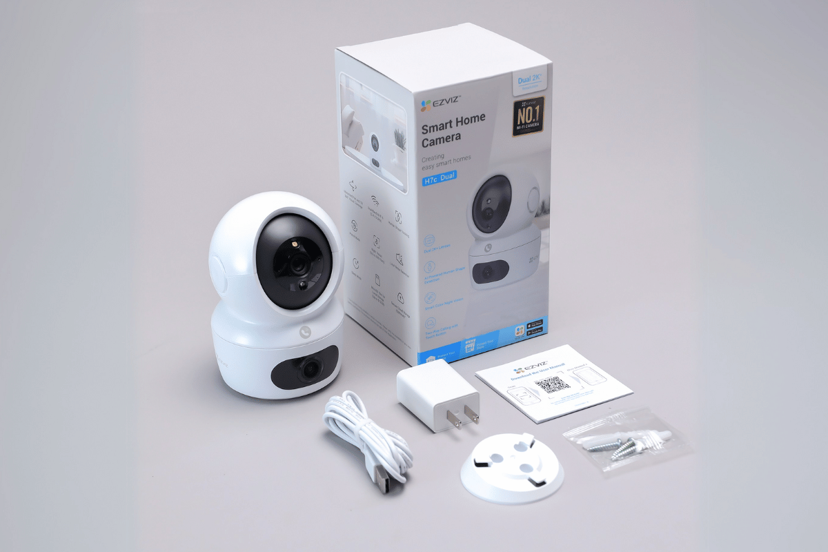 Camera Wifi EZVIZ H7C DUAL 2K+(4MP+4MP)- 2 mắt 2 khung hình độc lập - Trong nhà-1