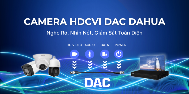Camera HDCVI DAC Dahua – Nghe Rõ, Nhìn Nét, Giám Sát Toàn Diện