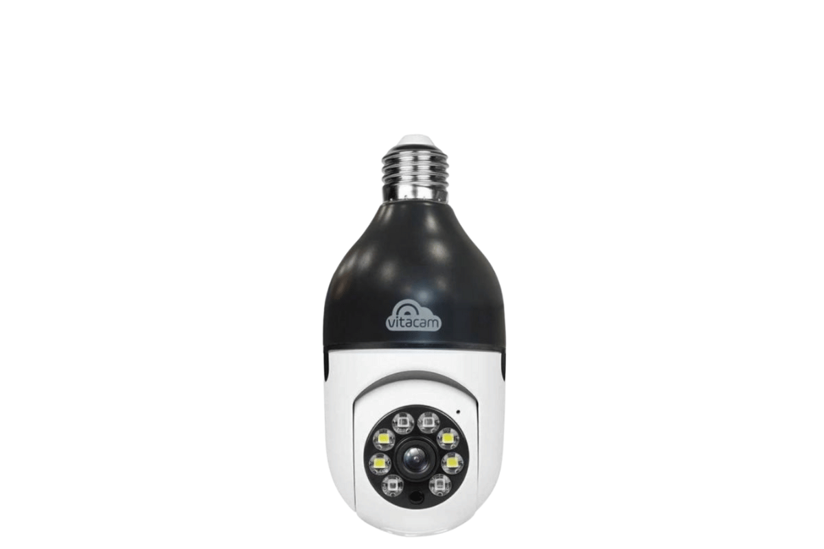 Camera Wi-Fi Yoosee bóng đèn 1 mắt, MÀU ĐEN, chui E27, có màu ban đêm, App ICSEE