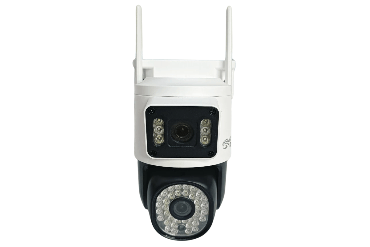 Camera Wifi 9MP Yoosee QPT366-B ĐÈN BÁO ĐỘNG ĐỎ / QPT366 | 4K | Ngoài trời | 2 ống kính 2 khung hình