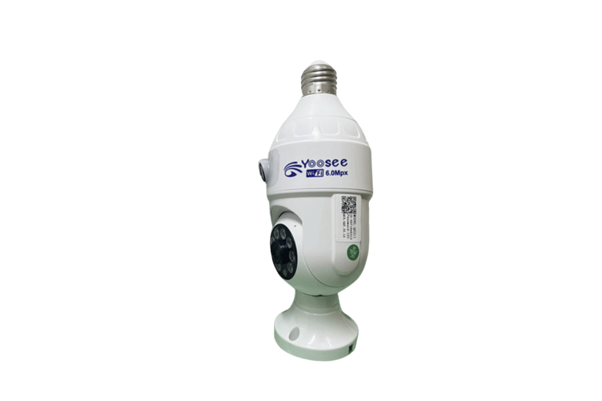 Camera Wifi BÓNG ĐÈN 2 MẮT YOOSEE QS211 - lắp trực tiếp vào chui E27 có sẵn ở nhà, có màu ban đêm