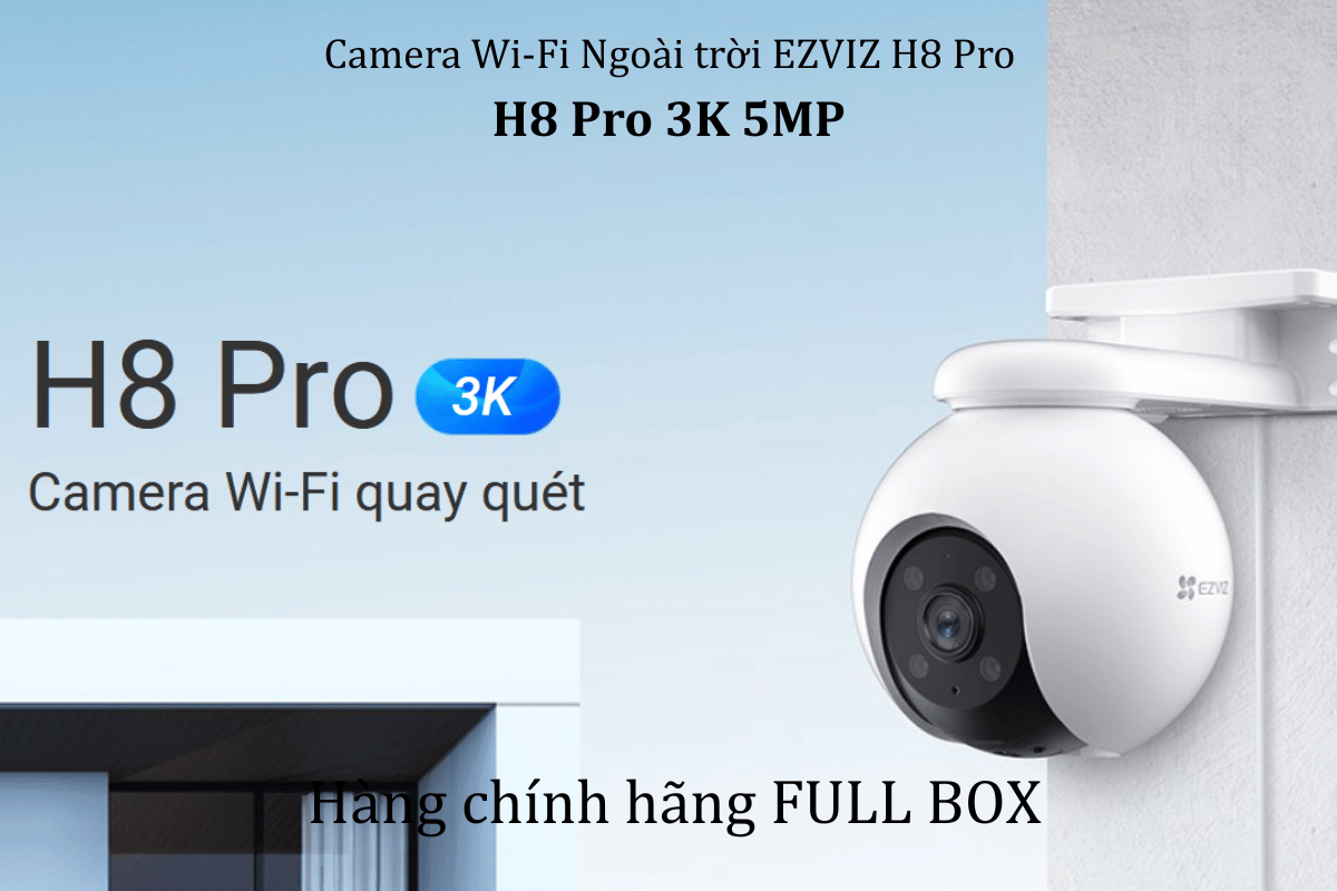 Camera Wi-Fi Ngoài trời EZVIZ H8 Pro 3MP 2K – Hàng chính hãng-2