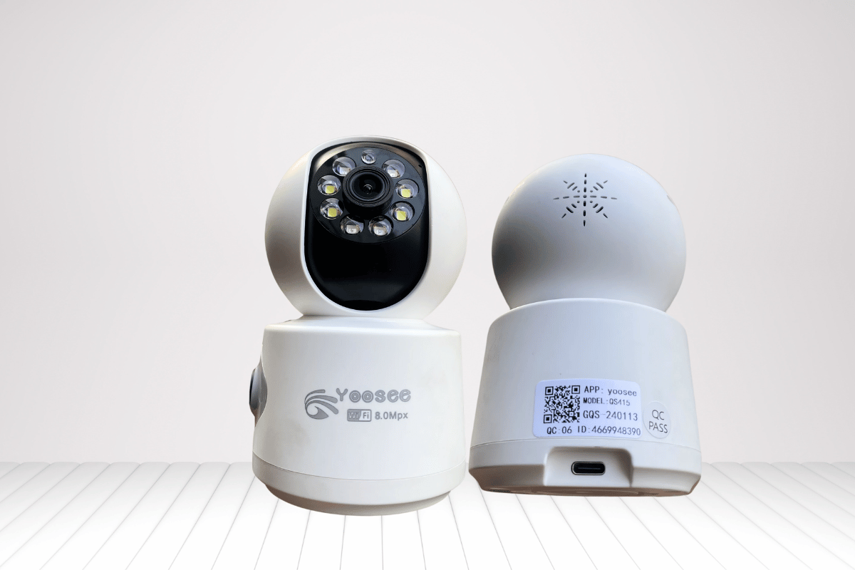 Camera Wi-Fi YOOSEE QS415 - 2 mắt 2 khung hình, có màu ban đêm-2