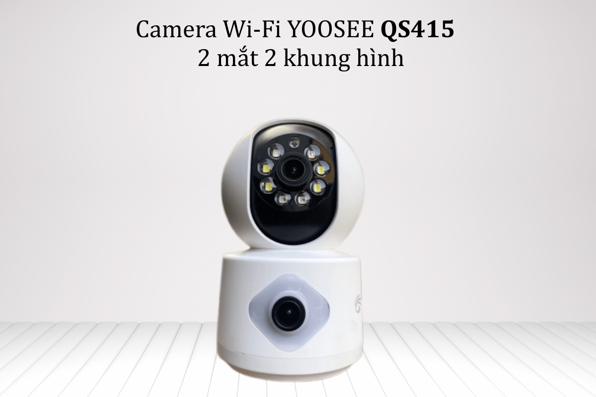 Camera Wi-Fi YOOSEE QS415 - 2 mắt 2 khung hình, có màu ban đêm-5