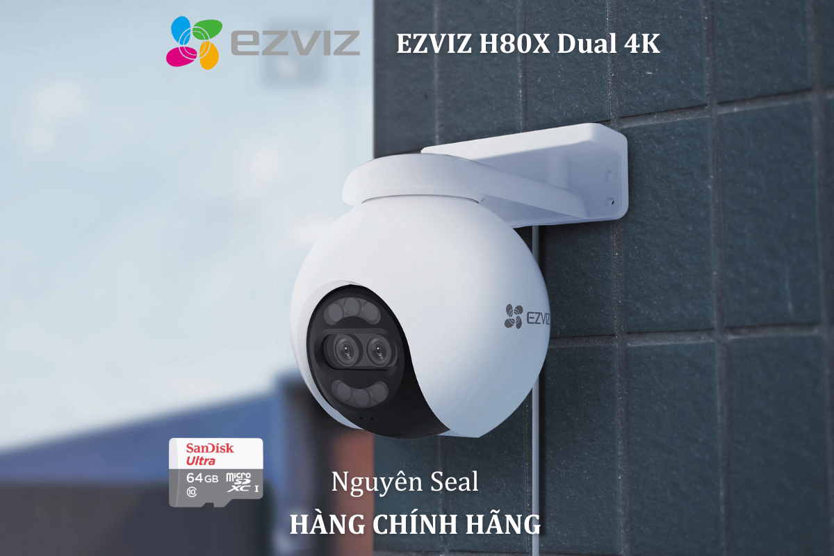 Camera Wifi 10MP EZVIZ H80X 2 ống kính Dual 4K(8MP+2MP)-6