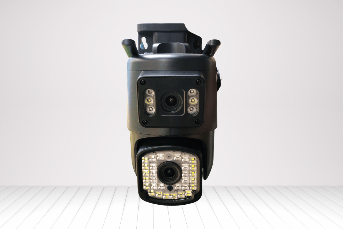 Camera Wifi 12MP 4K Yoosee F36D-White / Black | Ngoài trời | 2 ống kính 2 khung hình-2