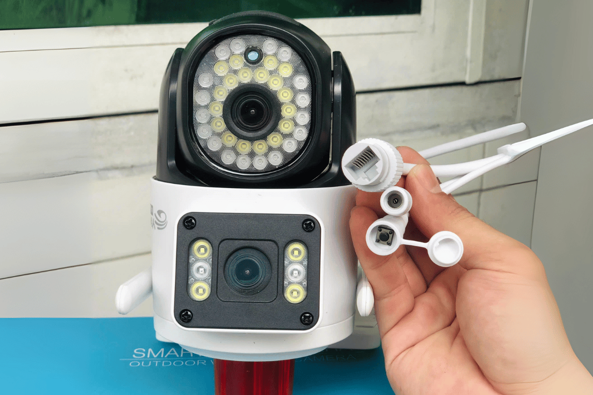 Camera Wifi 9MP Yoosee QPT366-B ĐÈN BÁO ĐỘNG ĐỎ / QPT366 | 4K | Ngoài trời | 2 ống kính 2 khung hình-6