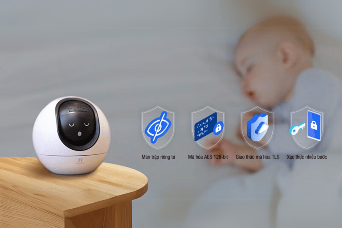 Camera Wifi EZVIZ C6 4MP – Quay Quét 360°, Độ Phân Giải 2K, Tích Hợp AI Thông Minh-2