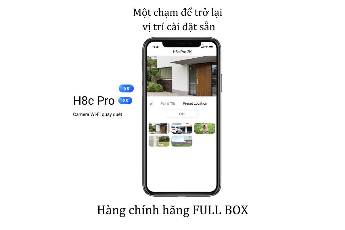 Camera Wifi EZVIZ H8C PRO 2K 3MP | 2K+ 4MP | 3K 5MP | Nhận dạng Người-2