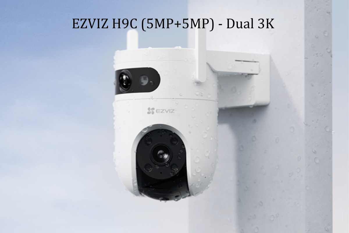 Camera Wifi EZVIZ H9C 2K- 3MP+3MP | 3K 5MP+5MP Dual 2 mắt camera 2 khung-3