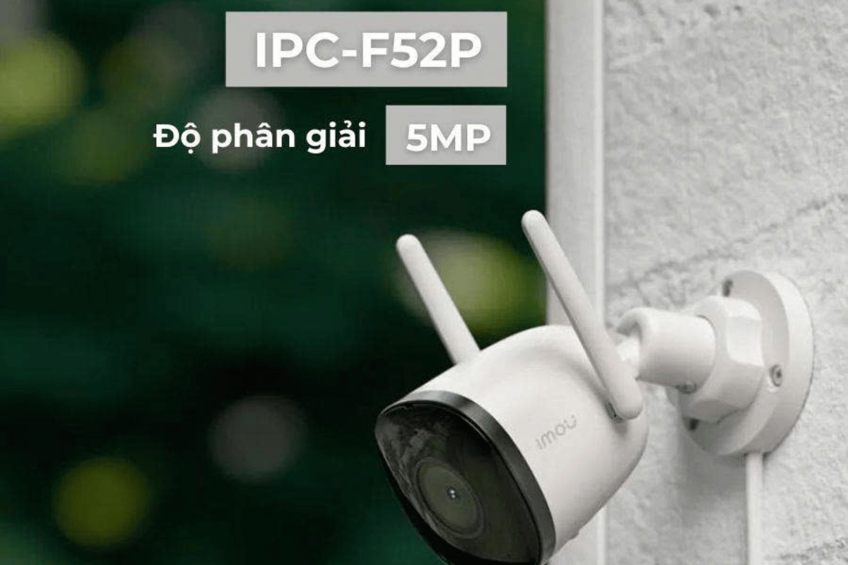 Camera Wifi ngoài trời cố định IMOU F52P 5MP | Ban đêm Hồng ngoại | Tích hợp micro-1