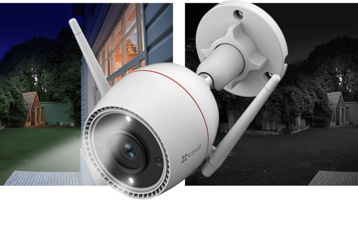 Camera wifi Ezviz ngoài trời H3c 2MP/3MP/4MP/5MP 2K 2K+ 3K, ghi âm, màu và không màu đêm-2