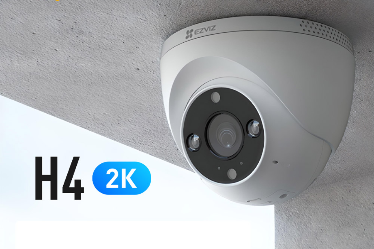 Camera Wifi EZVIZ H4 3MP 2K dạng dome phổ biến, thay thế C4W - Ngoài Trời-1