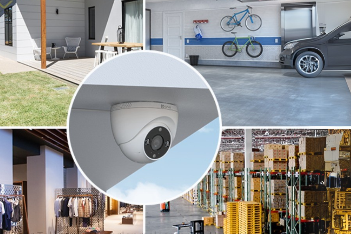Camera Wifi EZVIZ H4 3MP 2K dạng dome phổ biến, thay thế C4W - Ngoài Trời-2