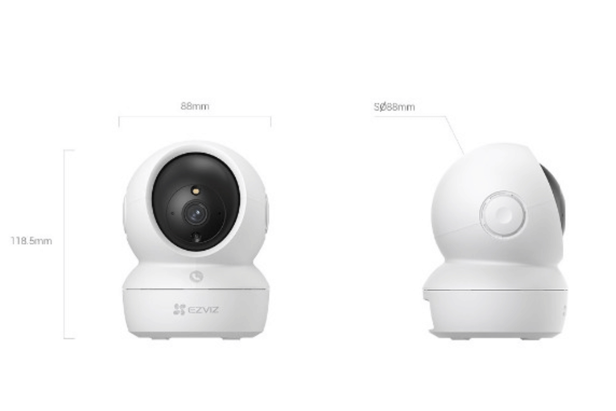 ​Camera EZVIZ H6C Pro 3K 5MP Quay Quét 360° Đàm Thoại 2 Chiều, Ban Đêm Có Màu​-2